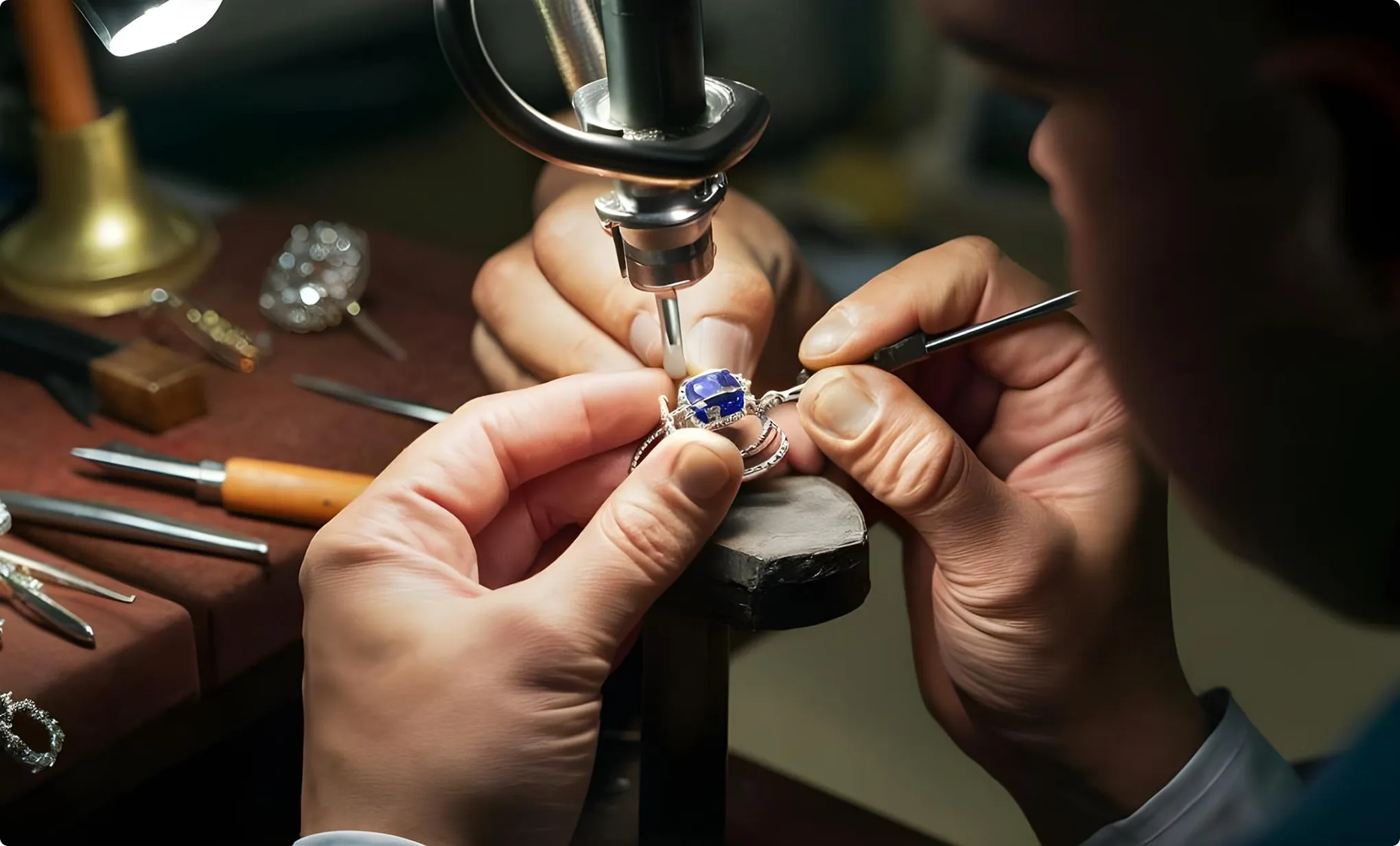 Stone setting process